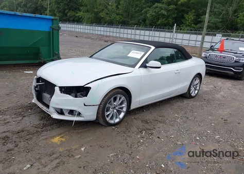 2013 Audi A5 2.0T Premium из США, поврежденный, VIN WAUVFAFH7DN007850